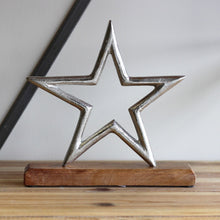 Load image into Gallery viewer, Wooden Based Star
